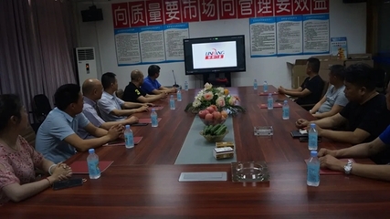 安徽省工商聯、建材商會領導蒞臨林邦門業考察指導